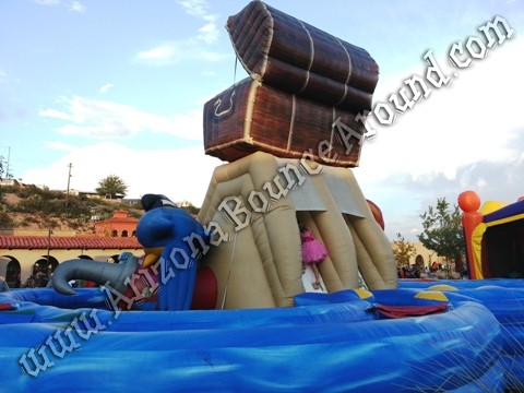 Pirate themed Inflatable obstacle course rental Phoenix